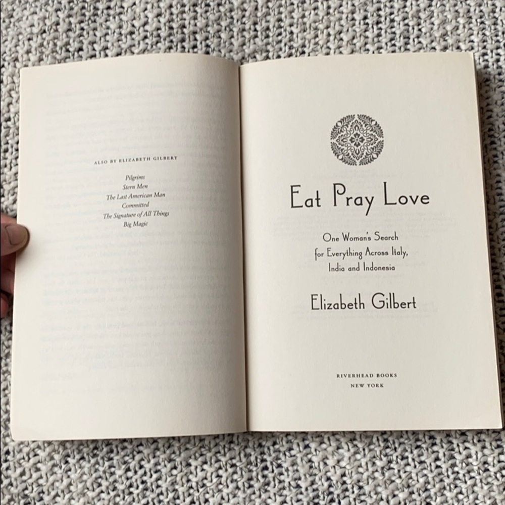 Eat Pray Love by Elizabeth Gilbert - Picture 2 of 4